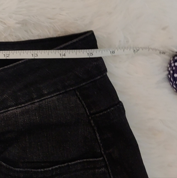 Kunmi Women's Black Denim Wide Leg Jeans Size 12 - Picture 8 of 9